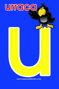 MD596 *Vocales MAYÚSCULAS y MINÚSCULAS* (14x9 cm.) 10 Tarjetas. - Imagen 11