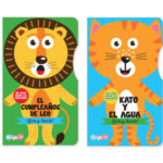 6913 *GIRA Y SIENTE Libro d/Cartón* (13x21 cm.) 8 Pág. 4 Diferentes.