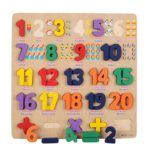 0245 *Rompecabezas 3D Asociado* (30x30 cm.)  2 Diferentes: Abecedario y Números al 20 +Signos. (PRECIO X UNIDAD). - Imagen 4