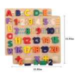 0245 *Rompecabezas 3D Asociado* (30x30 cm.)  2 Diferentes: Abecedario y Números al 20 +Signos. (PRECIO X UNIDAD). - Imagen 5