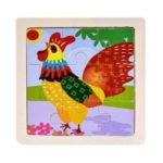 2321 *Rompecabezas de Madera 9 Pcs.* (11x11 cm.) 40 Diferentes. - Imagen 9