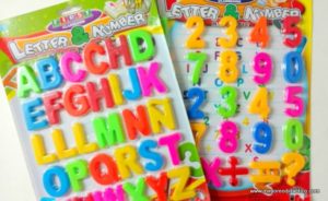 0131 *ABC LETRAS O NÚMEROS Magnéticos e/Blíster Grande* (21 x 29 cm.) - Imagen 4