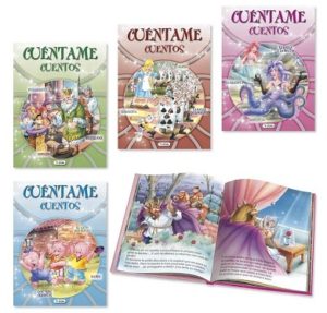 8402 *Cuéntame Cuentos Pasta Acolchada* (21x28cm.) 48 Pág. 4 Diferentes.