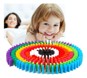 0820 *FICHAS DOMINO en Bolsa* (28.80x29 cm.) 60 Pcs. Aprox. - Imagen 4