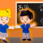 0052 *NIÑO o NIÑA CON UNIFORME e/Foamy  INDIVIDUAL* (45x80 cm.) 2 Diferentes.