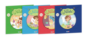 0568 *Colección Nicole, un Libro de Enseñanzas y Valores* (25x25 cm.) 4 Diferentes.