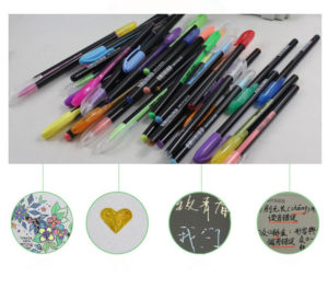 1066 *Super Set de Plumas d/Gel Neón* (48 Pcs.) - Imagen 2