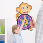 1704 *Tablero de Velcro p/Pelotas Dardo* (29x47 cm.) 4 Diferentes. - Imagen 4