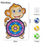 1704 *Tablero de Velcro p/Pelotas Dardo* (29x47 cm.) 4 Diferentes. - Imagen 3