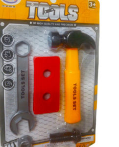 1802 *Herramienta d/Juguete e/Blister* (27x16 cm.) 5 Pcs. 2 Diferentes. - Imagen 3