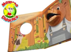 6720 *LA MIEL DEL SEÑOR OSO con Títere Gigante* (25x27.5 cm.) 10 Pág. Cartón. - Imagen 2