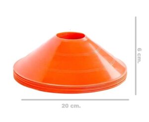 8011 *CONO PLANO NARANJA* (20x6 cm.) 1 Pca. - Imagen 2