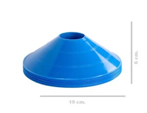 8080 *CONO PLANO AZUL* (20x6 cm.) 1 Pca. - Imagen 2