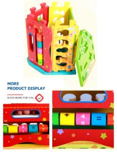 4824 *Casita Didáctica Multifuncional 6 en 1* (21x17x15 cm.) 16 Pcs. - Imagen 5