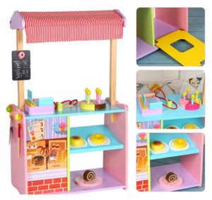 6208 *Tienda de Pasteles Rosa c/Accesorios* (41x70.5 cm.) 18 Pcs.