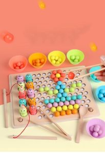 5154 *Juego de Memoria, Pesca Magnética, Motricidad Fina y Clasificador de Colores* (32x23 cm.) 107 Pcs. - Imagen 2