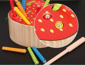 5174 *Juego Magnético Atrapa Gusano* (14x15 cm.) 12 Pcs. 2 Diferentes. - Imagen 6