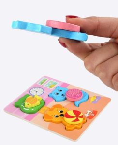 5832 *Rompecabezas d/Madera Lógico* (14.8x12.8 cm.) 8 Diferentes. - Imagen 10