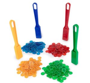 0385 *Bingo Magnetic Kit* (13x23.5 cm.) 1Pala+100 Fichas-4 Colores Diferentes. - Imagen 3