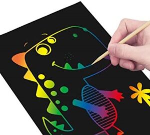 0386 *Scratch Note CHICA/Libreta Pizarrón* (10x14 cm.) 10 Pág. + Lápiz