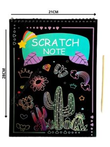 0386 *Scratch Note CHICA/Libreta Pizarrón* (10x14 cm.) 10 Pág. + Lápiz - Imagen 3