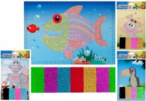 0387 *Libreta de Mosaico* (21x30 cm.) 12 Diferentes.