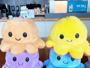 0389 *Llavero Pulpo Reversible* (11 cm.) INDIVIDUAL. - Imagen 4