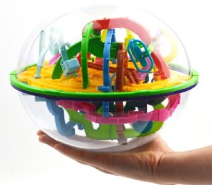 0395 *Bola Mágica Laberinto-JUMBO* (22 cm.) INDIVIDUAL. - Imagen 5