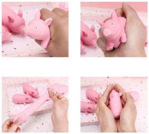 0469-12 *CAJA c/12 Cerditos de Arena* (10 cm.)