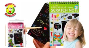 0583 *Scratch Note GRANDE/Libreta Pizarrón* (14x20 cm.) 9 Pág. 12 Diferentes. - Imagen 2