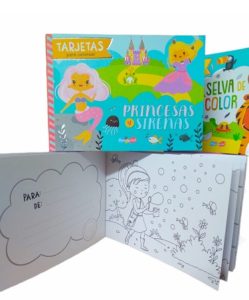 7149 *Libro Tarjetas p/Colorear* (16x12 cm.) 16 Pág. 4D. INDIVIDUAL. - Imagen 2