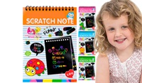 8002-PORTADA 1191 *Scratch Note JUMBO/Libreta Pizarrón* (19x26.5 cm.) 10 Pág. 4 Diferentes. - Imagen 1