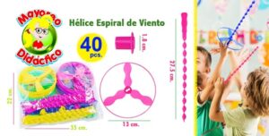 6050 *Hélice Espiral de Viento* (27.5 cm.) Bolsa c/40 Juegos. - Imagen 5
