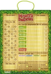 1491 *Pizarra Magnética MIS BUENOS PRÓPOSITOS* (40x50 cm.) 1Pizarra+Lámina de Imanes+Hoja de Stickers+Rotulador. - Imagen 2