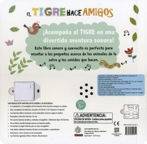 5811 *El Tigre hace Amigos Libro d/Cartón c/5 Sonidos* (23.5x23 cm.) 10 Pág. - Imagen 4