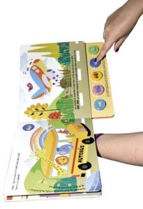 5828 *Los Amigos y los Vehículos Libro d/Cartón c/5 Sonidos* (23.5x23 cm.) 10 Pág.