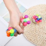 0410 *Pelota Transparente Bolitas de Colores* (6 cm.) INDIVIDUAL. - Imagen 4