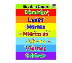 MD607 *Días de la Semana* (45x60 cm.) - Imagen 2