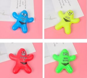 0423 *Monos Suaves Squeeze c/Mensajes* (9 cm.) INDIVIDUAL. - Imagen 3