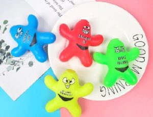 0423 *Monos Suaves Squeeze c/Mensajes* (9 cm.) INDIVIDUAL.