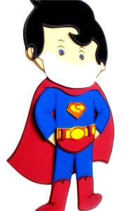 0440 *Súper Niños c/Cubrebocas* (30 cm.) - Imagen 2