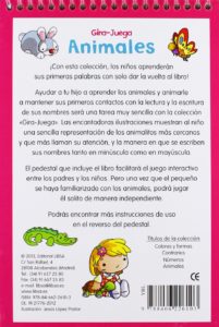 6103 *ANIMALES Libro de Cartón c/Espiral* (14x22 cm.) 60 Pág. - Imagen 3