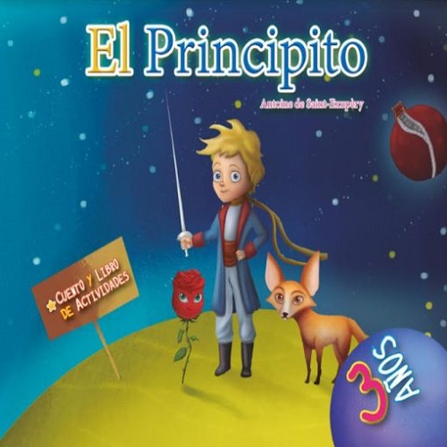 9068 *El Principito-Cuento y Libro de Actividades p/Niños de 3 Años* (28×21  cm.) 55 Pág. – Mayoreo Didáctico