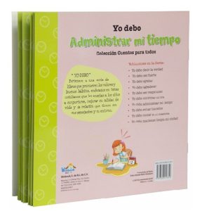 2812 *Yo debo ADMINISTRAR MI TIEMPO Colección Buenos Hábitos y Valores* (20.5x20.5 cm.) 16 Pág. 10 Diferentes. - Imagen 2