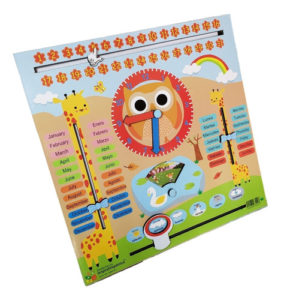 0297 *Calendario de Madera c/Actividades* (40x40 cm.)