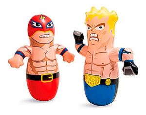 0536 *Luchador Inflable Punching Bag* (44x98 cm.)