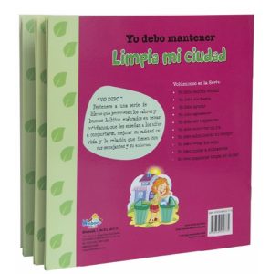 2812 *Yo debo MANTENER LIMPIA MI CIUDAD Colección Buenos Hábitos y Valores* (20.5x20.5 cm.) 16 Pág. 10 Diferentes. - Imagen 4