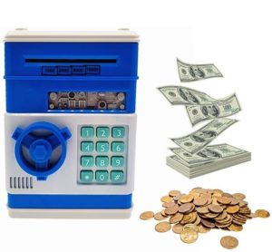 9985 *Cajero Automático de Juguete de Contraseña* (14x19x12.5 cm.) 5 Colores Diferentes. - Imagen 9