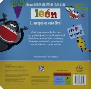 7396 *Nunca Alimentes a un León Libro c/5 TEXTURAS* (19x19 cm.) 10 Pág. - Imagen 2