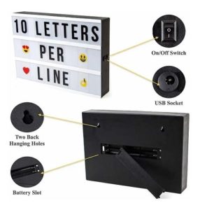 0440 *Caja Led Mensajes* (30x22 cm.) - Imagen 4